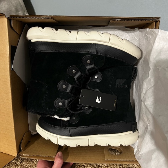 Sorel Explorer II Joan Waterproof Suede Cold Weather Boots - Picture 2 of 6